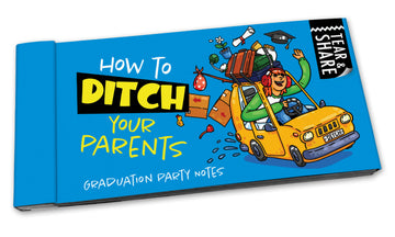Lunch Notes: "How to Ditch Your Parents" Graduation Party Notes - Box of 15