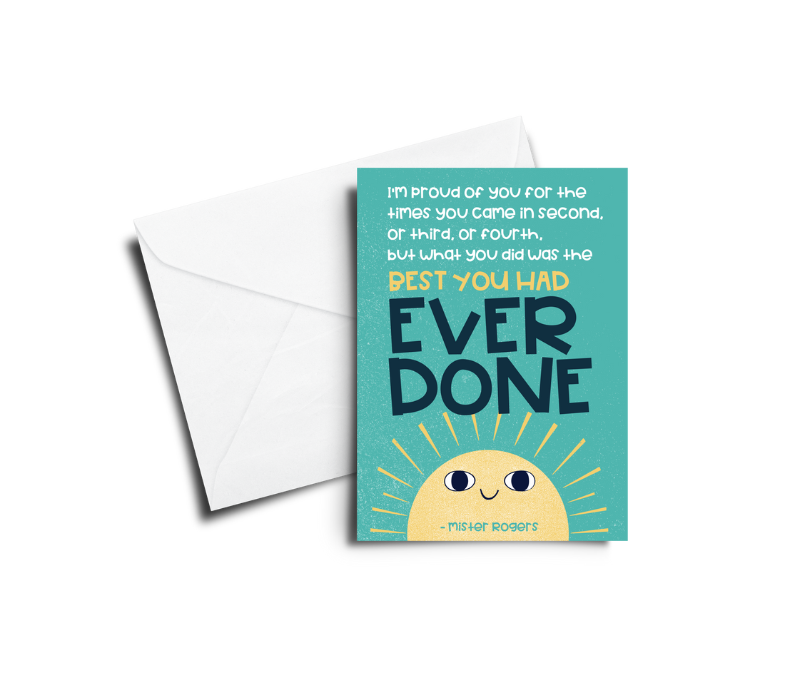 Greeting Card: I'm Proud of You for the Times When... Whimsical - Pack of 6