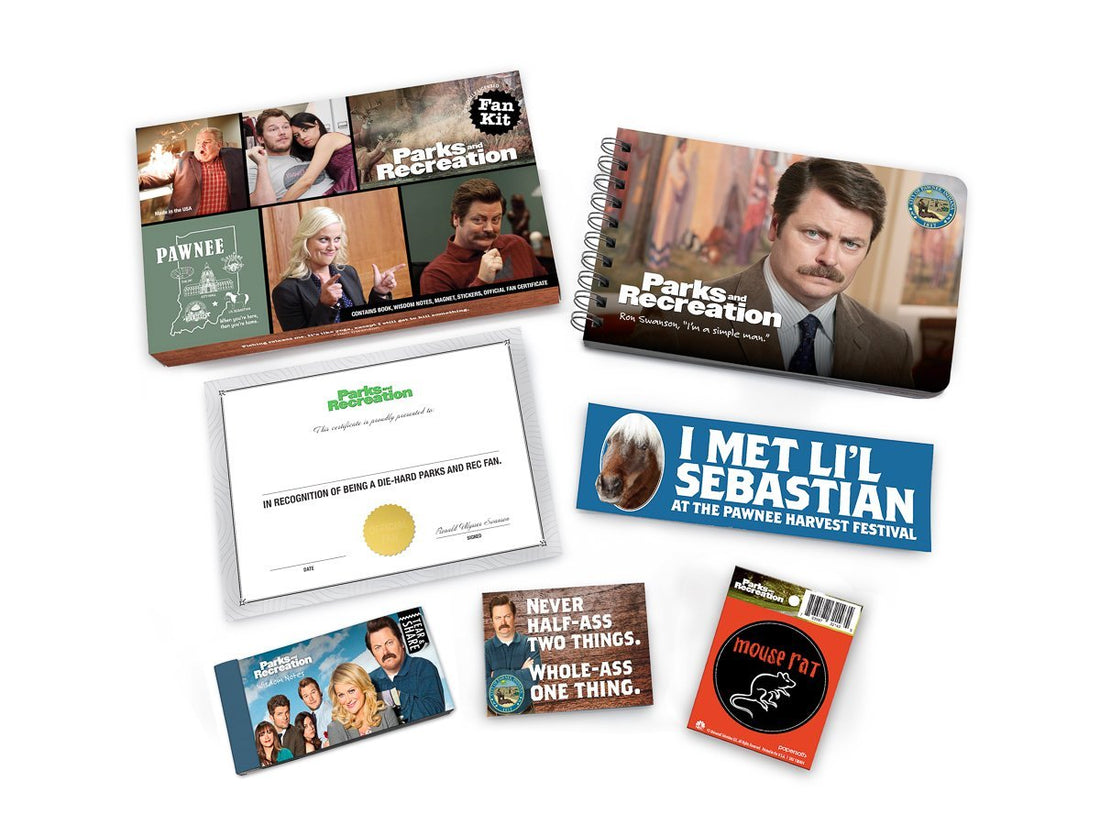 Parks and Rec Fan Kit - Pack of 4