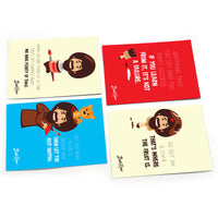 Jumbo Lunch Notes: Bob Ross "No Mistakes Just Happy Accidents" - Pack of 6