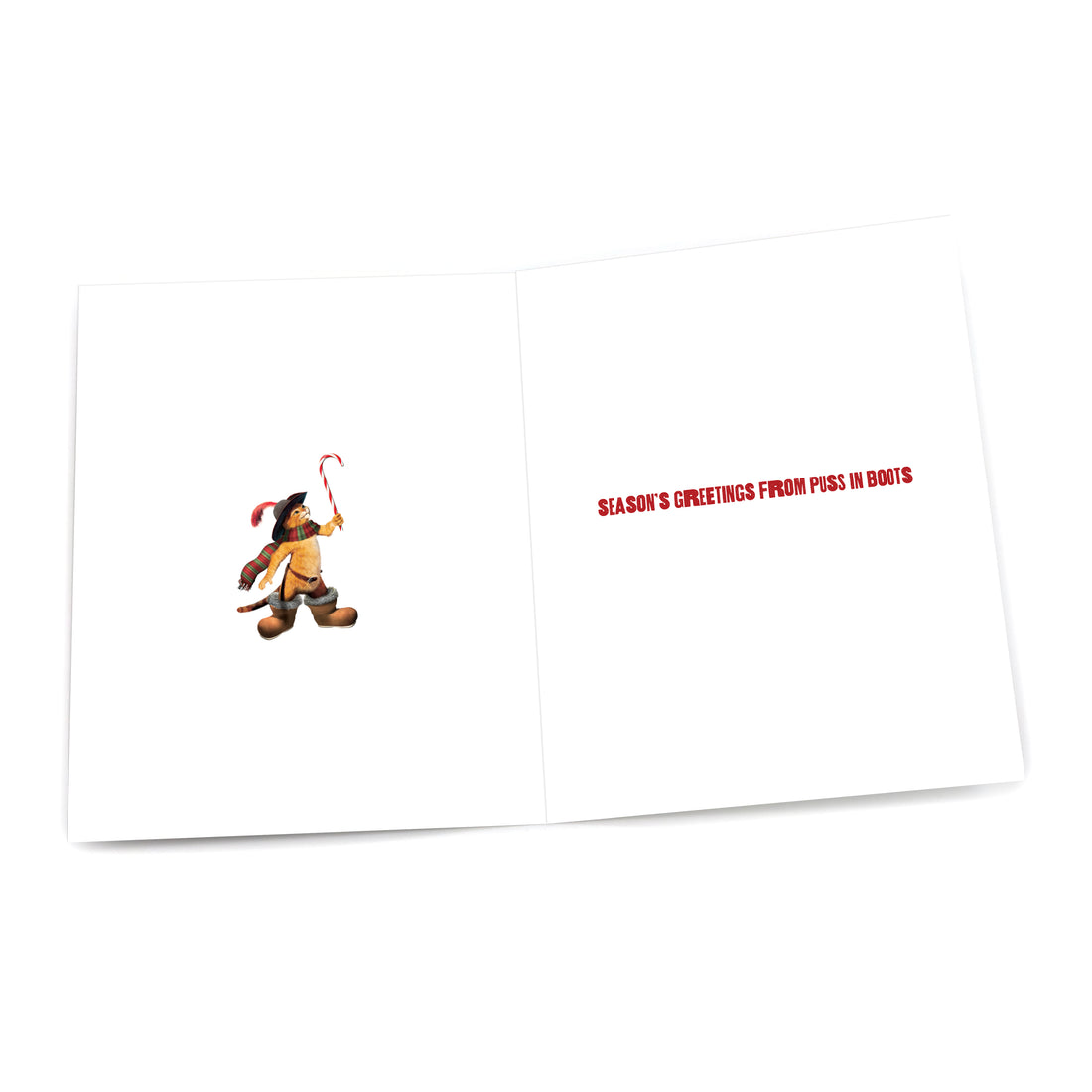 Greeting Card: Shrek, Puss in Boots Dear Santa, Define 'Good' - Pack of 6