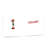 Greeting Card: Shrek, Pinnochio Dear Santa, I Can Explain - Pack of 6
