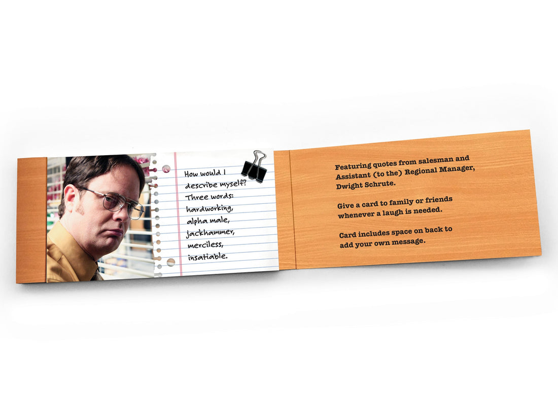 Lunch Notes: The Office, Dwight Schrute Wisdom Notes - Box of 15