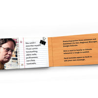 Lunch Notes: The Office, Dwight Schrute Wisdom Notes - Box of 15