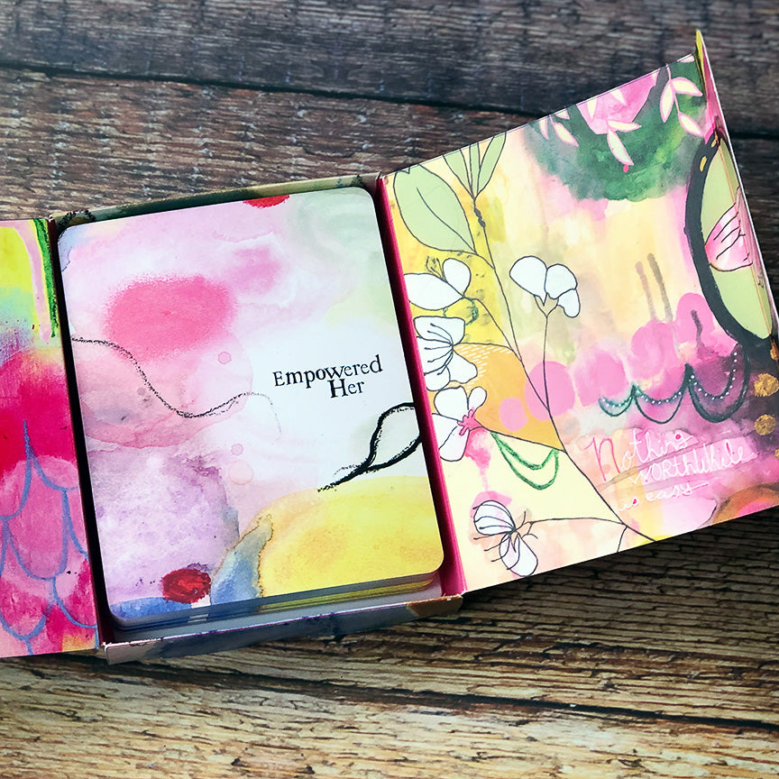 Affirmation Card Set: Empowered Her - Pack of 4