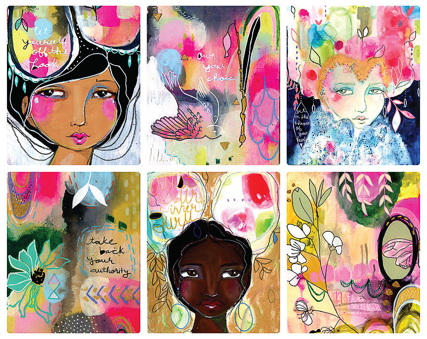Affirmation Card Set: Empowered Her - Pack of 4