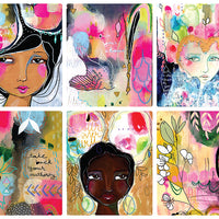 Affirmation Card Set: Empowered Her - Pack of 4