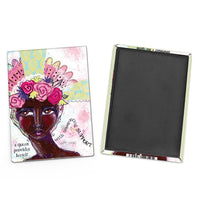 Magnet: Kelly Siegel "A Queen Provides Herself with Unwavering Support" - Pack of 6