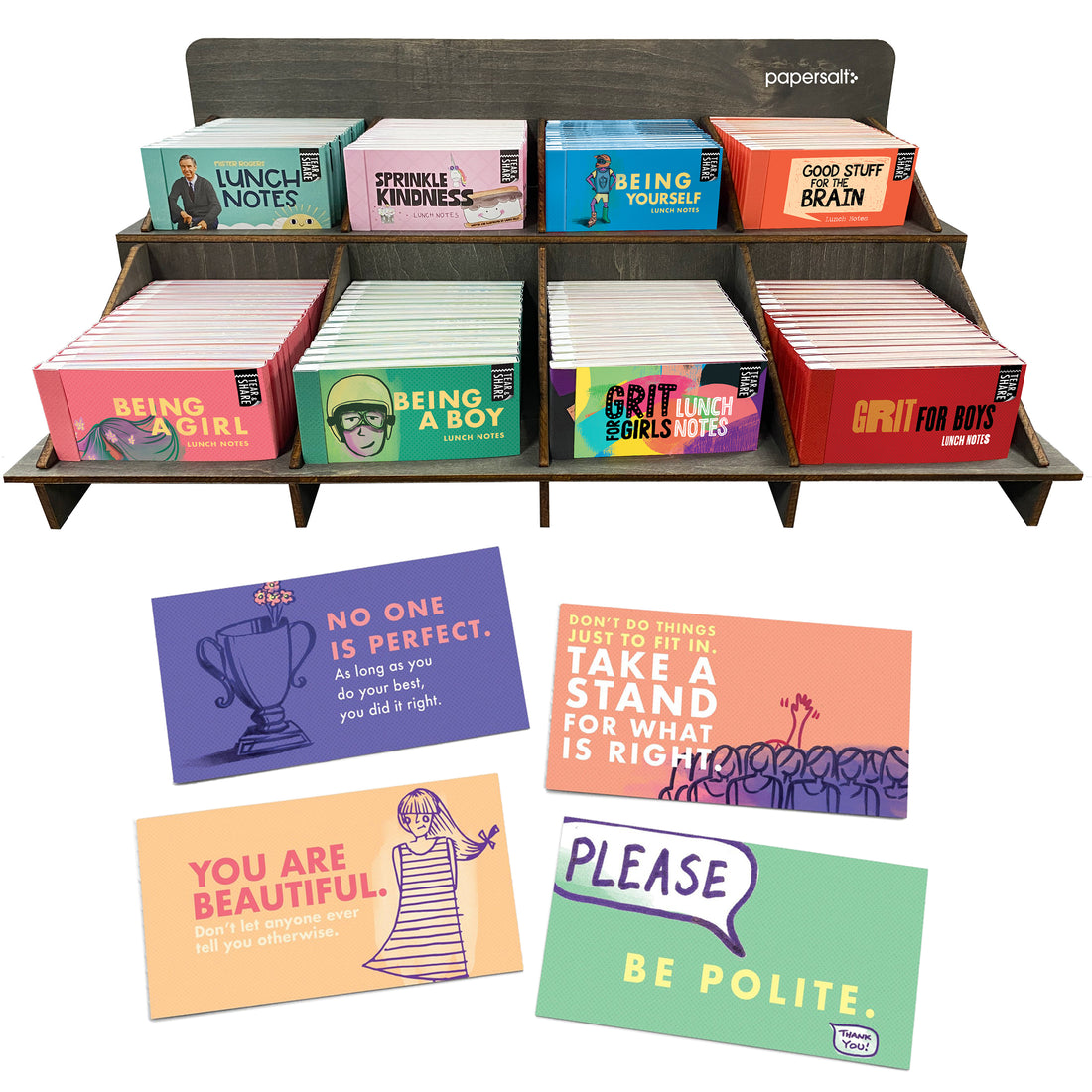 Inspirational Tear & Share Lunch Notes Display Starter Package