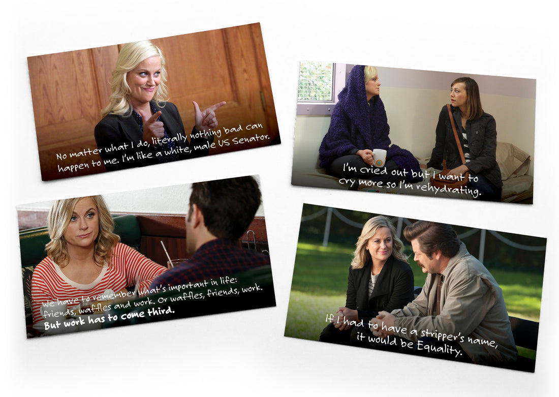 Lunch Notes: Parks and Rec, Leslie Knope Wisdom Notes - Box of 15