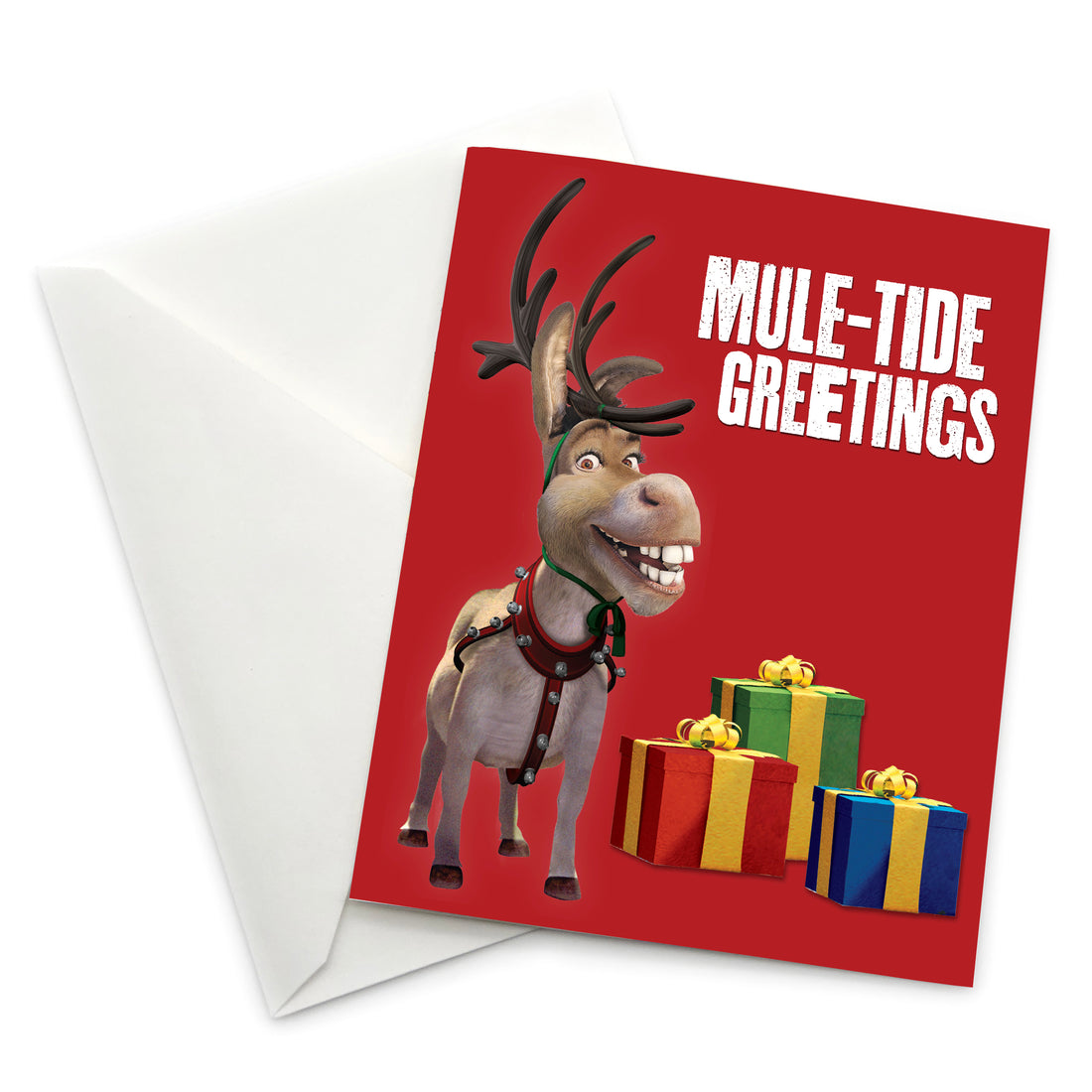 Greeting Card: Shrek, Donkey Mule-Tide Greetings - Pack of 6