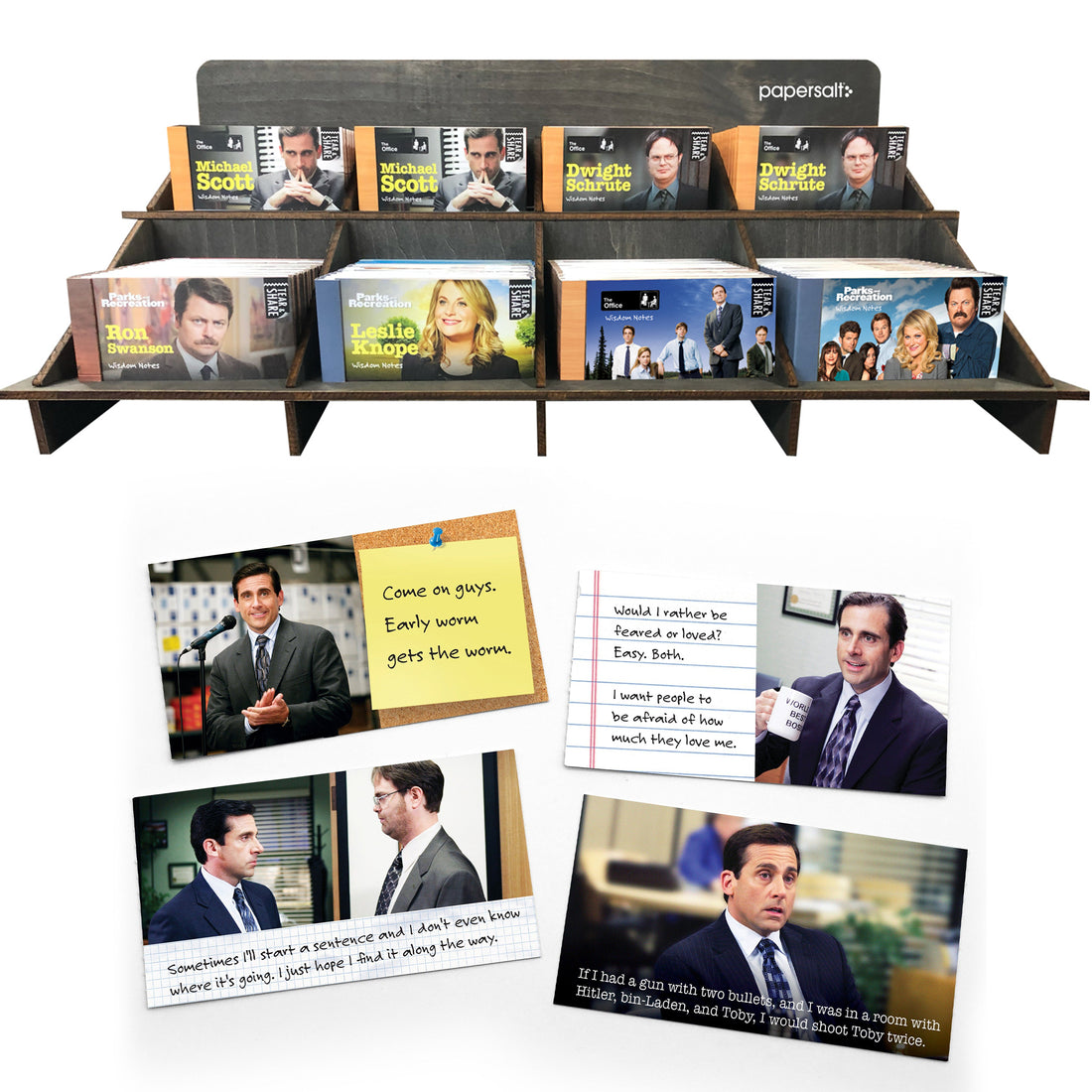 Office and Parks Tear & Share Lunch Notes Display Starter Package