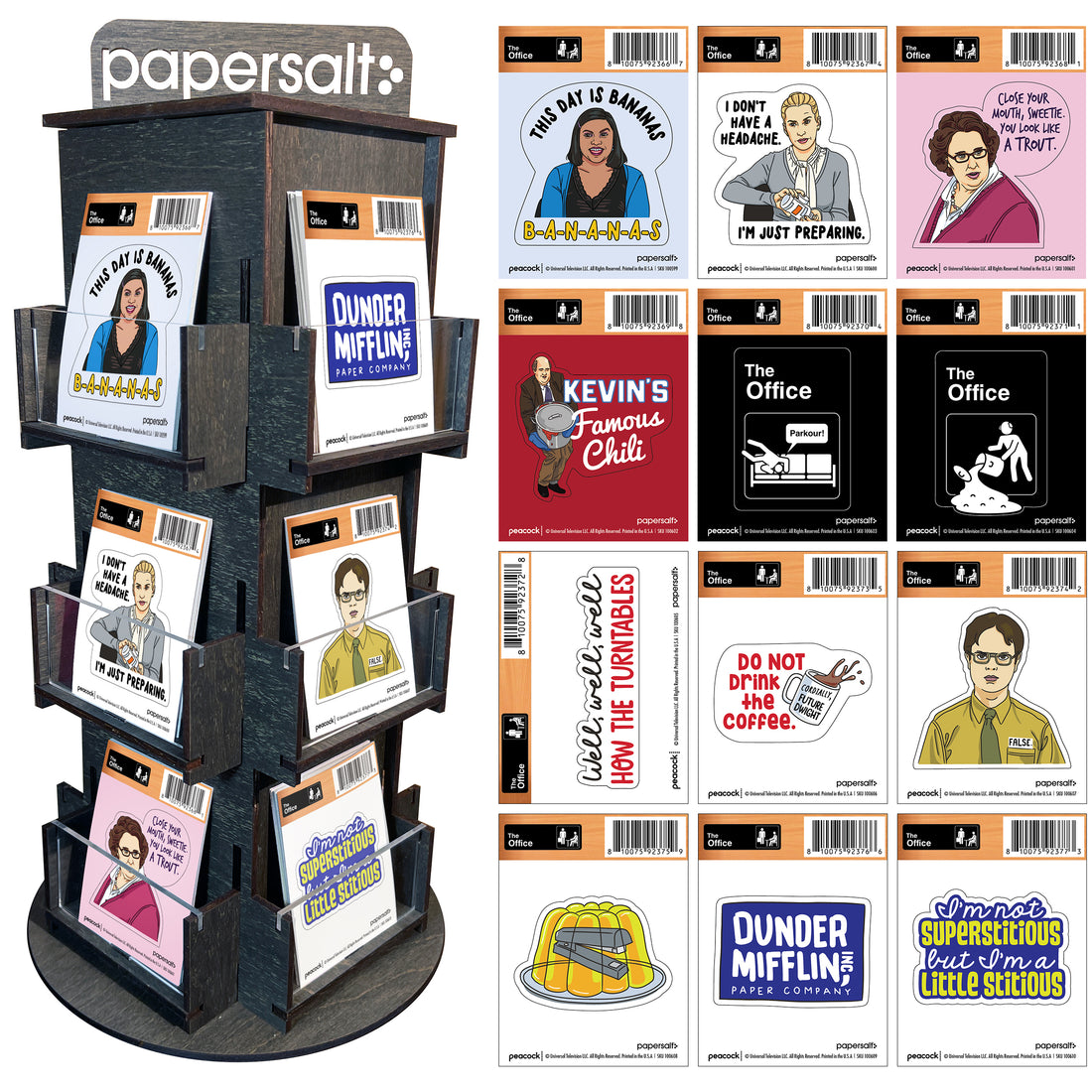 The Office Sticker Display Starter Package
