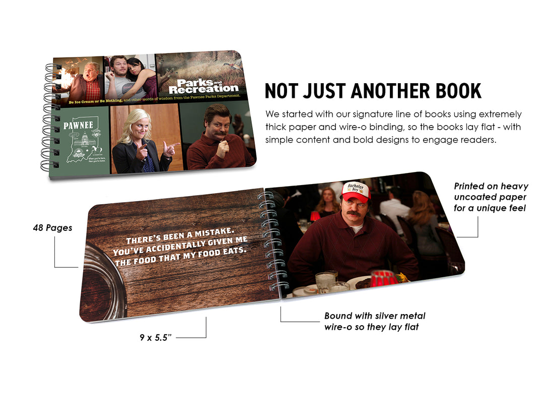 Book: Parks and Rec Quotes - Pack of 6