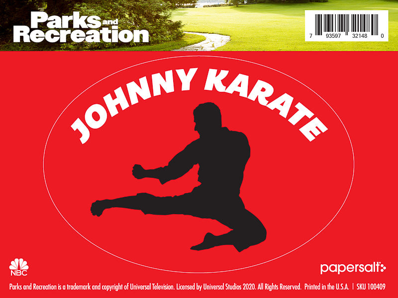 Sticker: Parks and Rec, Johnny Karate - Pack of 25