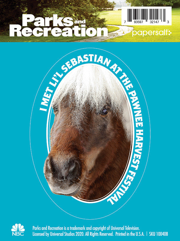 Sticker: Parks and Rec, Li'l Sebastian - Pack of 25