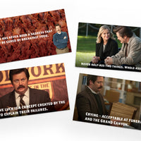 Lunch Notes: Parks and Rec, Ron Swanson Wisdom Notes - Box of 15