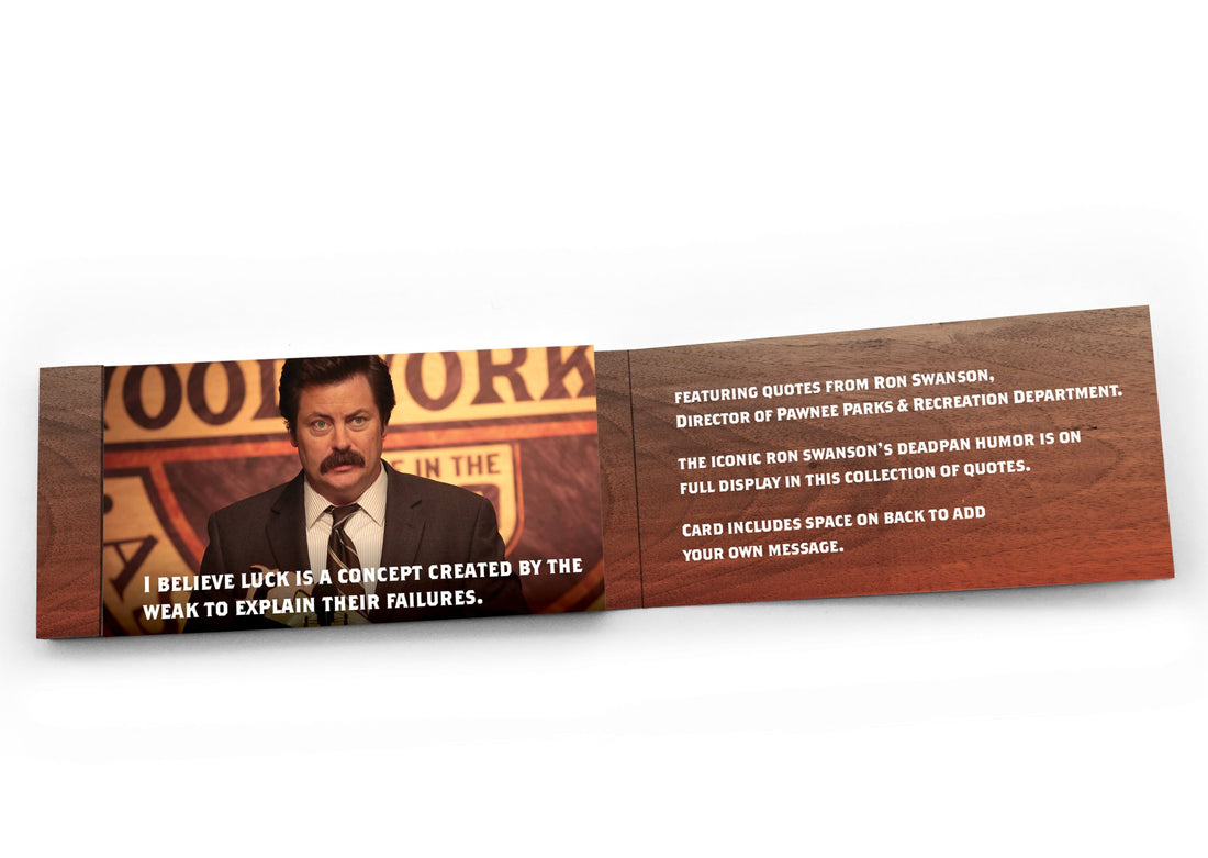 Lunch Notes: Parks and Rec, Ron Swanson Wisdom Notes - Box of 15
