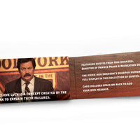 Lunch Notes: Parks and Rec, Ron Swanson Wisdom Notes - Box of 15