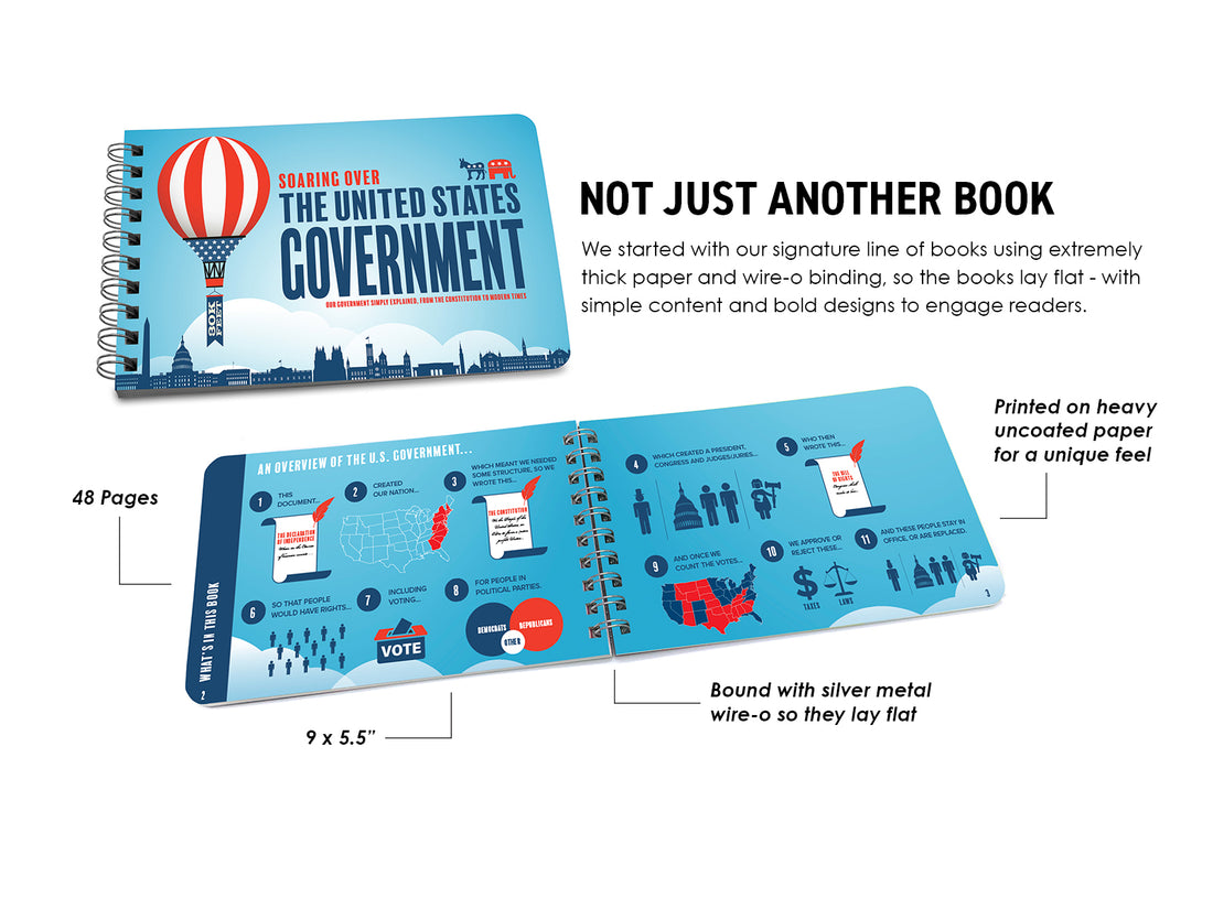 Book: Soaring Over the United States Government - Pack of 6