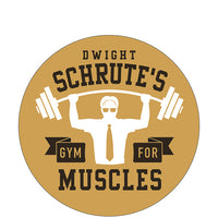 Sticker: The Office, Dwight Schrute's Gym for Muscles - Pack of 25