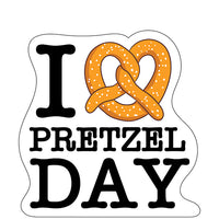 Sticker: The Office, I Love Pretzel Day - Pack of 25
