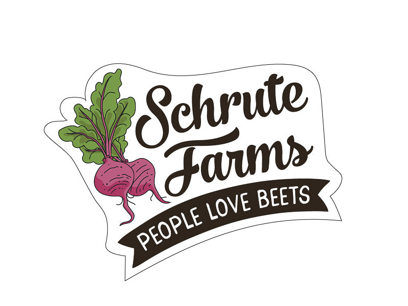 Sticker: The Office, Schrute Farms - Pack of 25