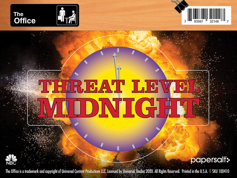 Sticker: The Office, Threat Level Midnight - Pack of 25
