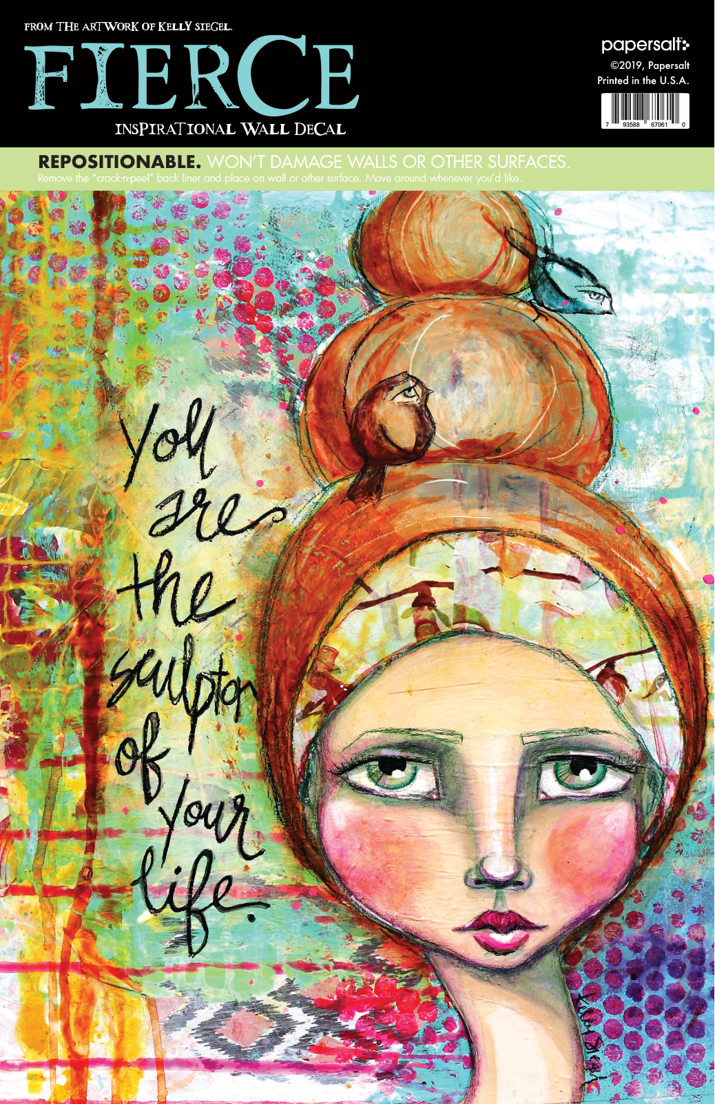 Wall Decal: Kelly Siegel You Are the Sculptor - Set of 4
