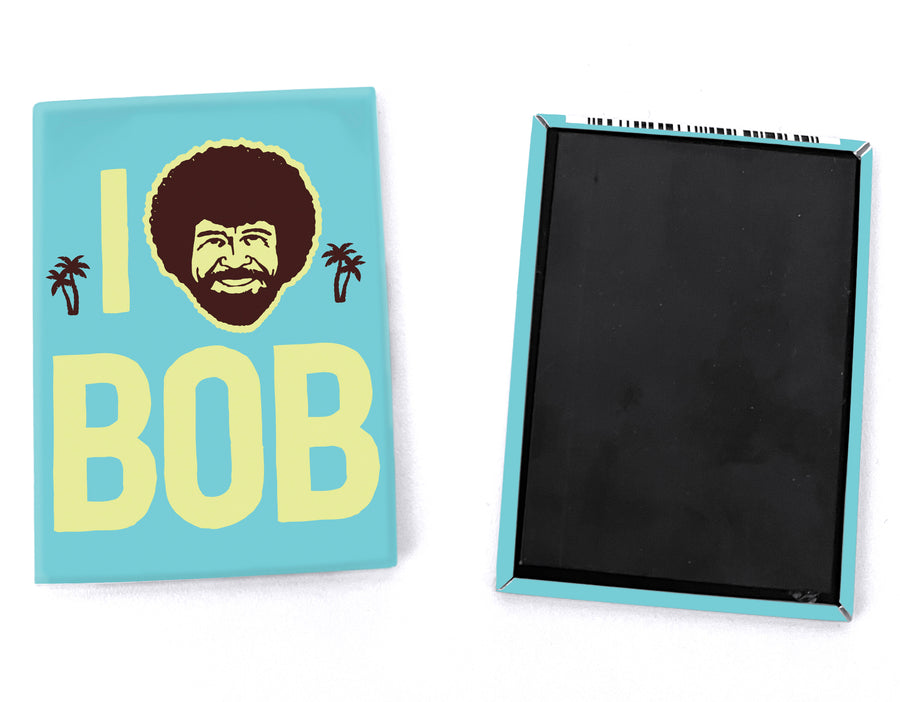 Magnet: Bob Ross "I Heart Bob" - Pack of 6