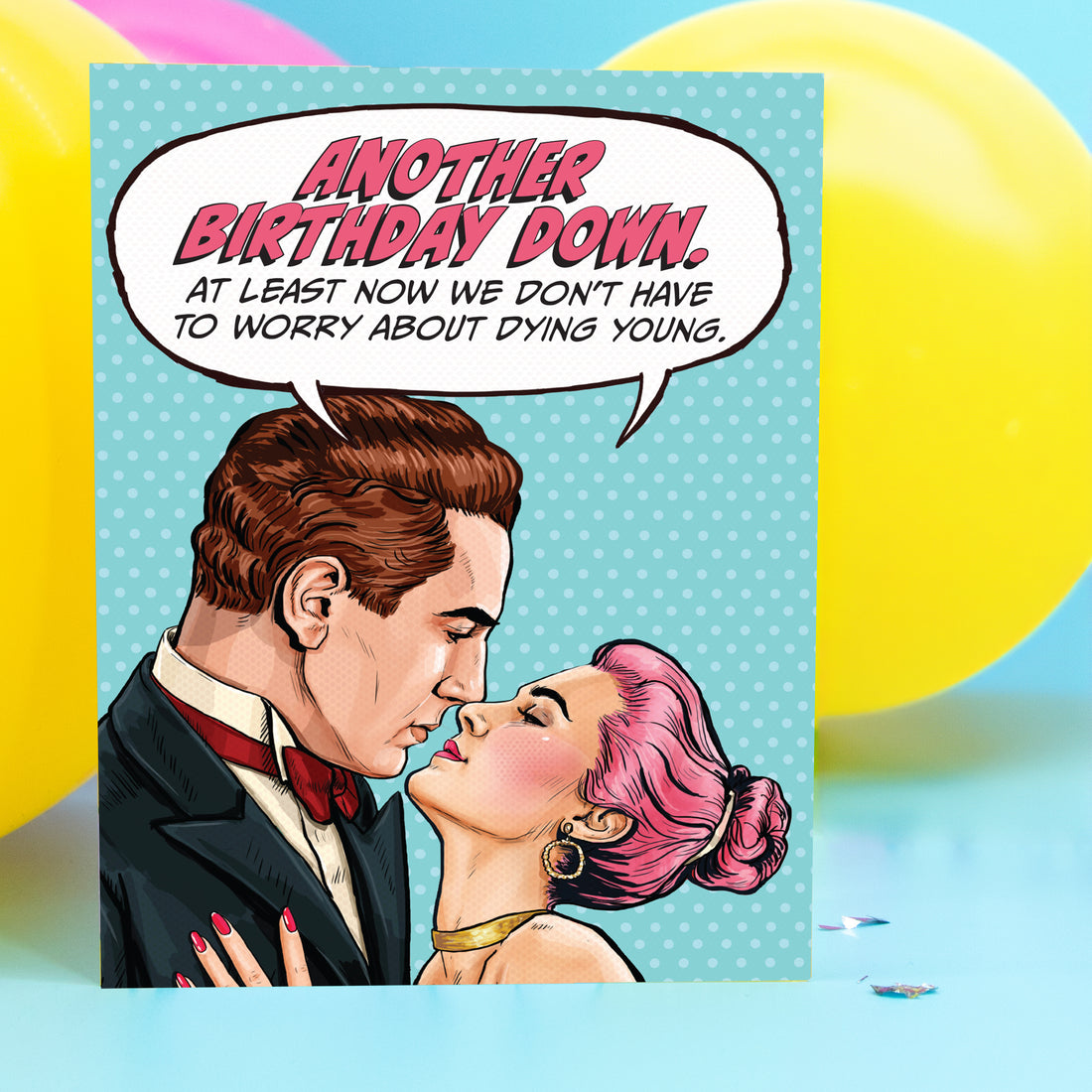 Greeting Card: Pop Life, Another Birthday Down - Pack of 6