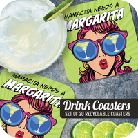 Coaster: Pop Life, Mamacita Needs a Margarita - Pack of 6