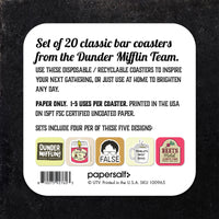Coaster: The Office, The Office Everyday Coaster Set of 5 - Pack of 6
