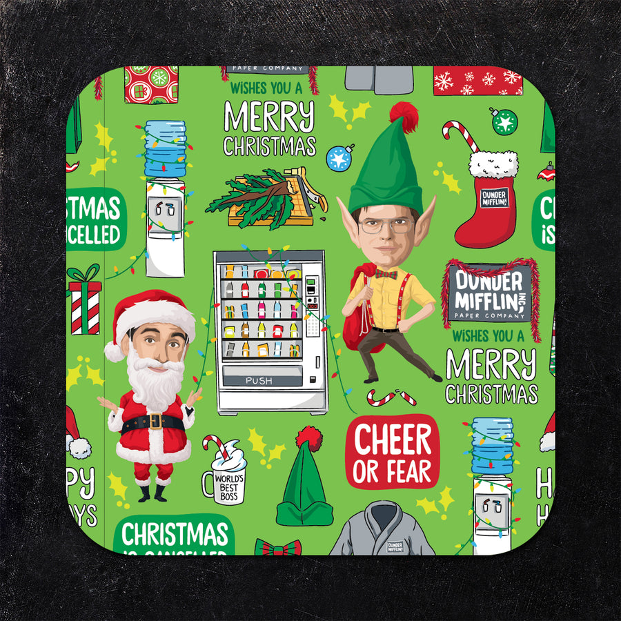 Coaster: The Office, The Office Holiday Coaster Set of 5 - Pack of 6