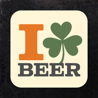Coaster: Holiday, St. Patricks I Love Beer - Pack of 6