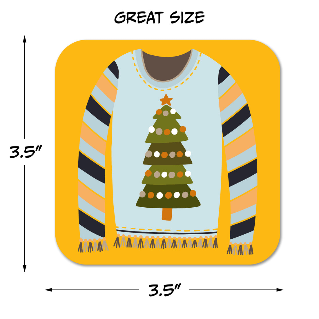 Coaster: Holiday, Christmas Sweaters Set - Pack of 6