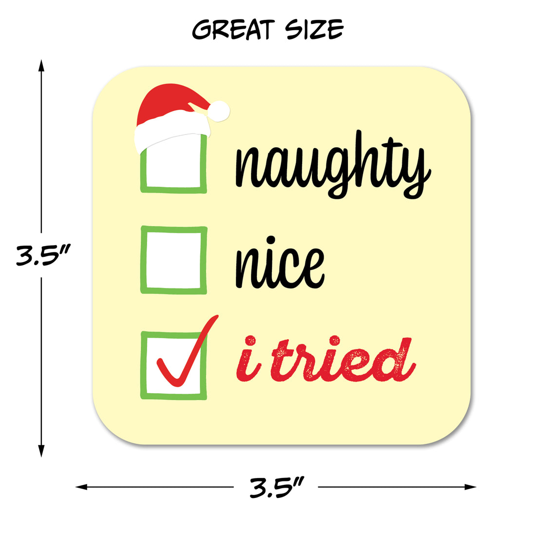 Coaster: Holiday, Christmas Satirical Set - Pack of 6