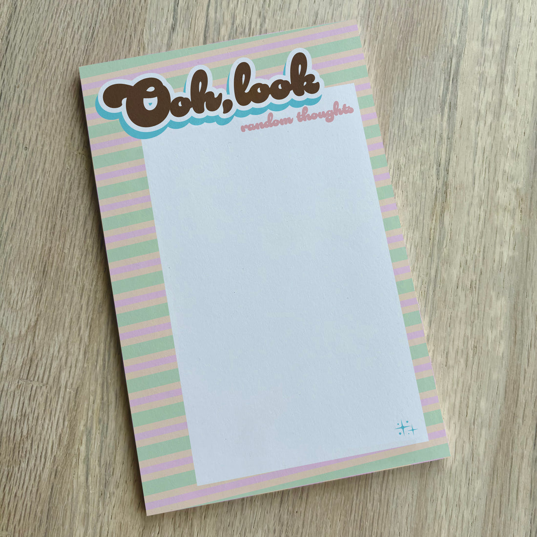 Notepad: Salty, Ooh Look, Random Thoughts - Pack of 6