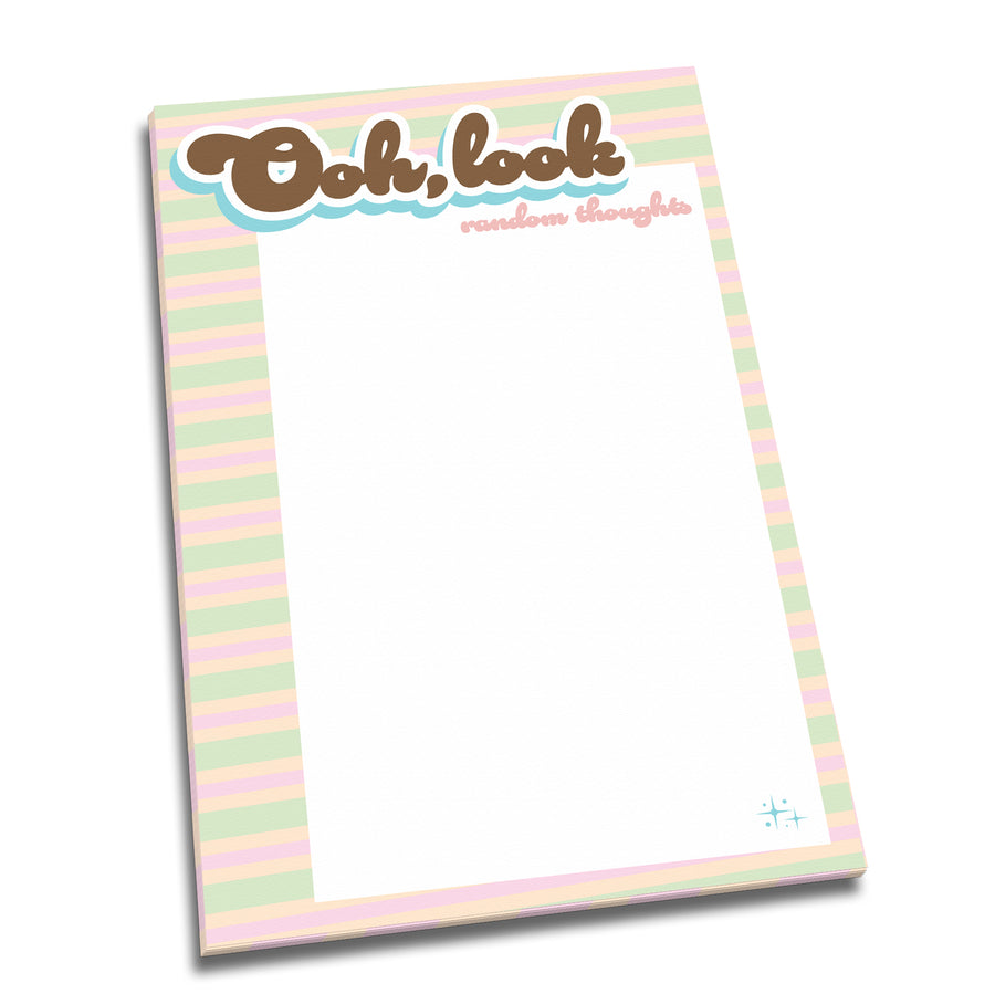 Notepad: Salty, Ooh Look, Random Thoughts - Pack of 6