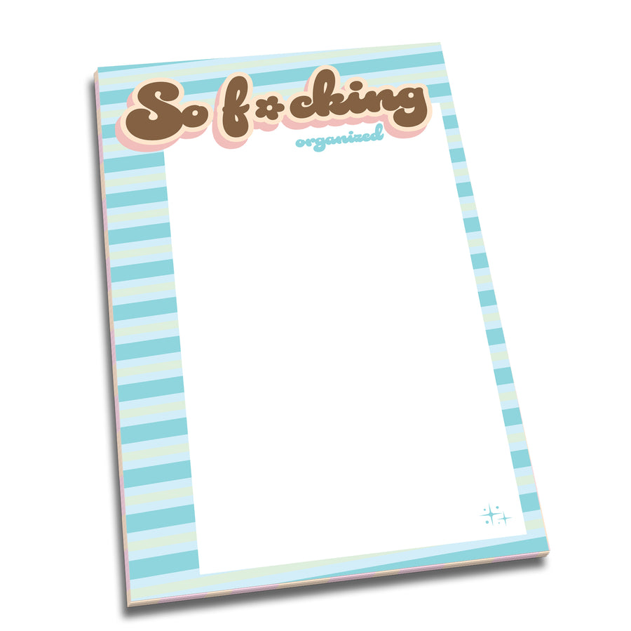 Notepad: Salty, So F*cking Organized - Pack of 6