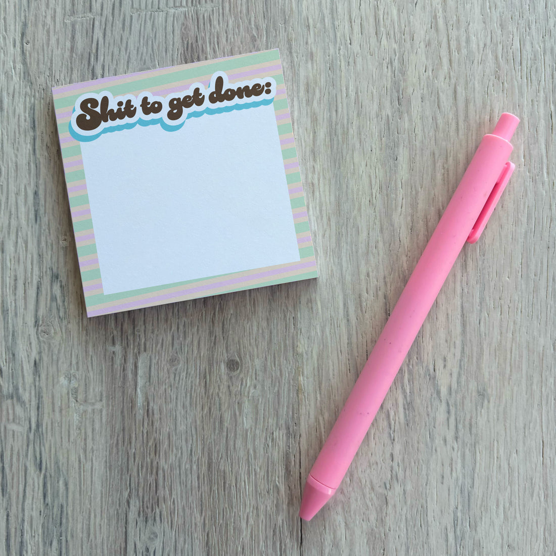 Sticky Note: Salty, Shit to Get Done - Pack of 6