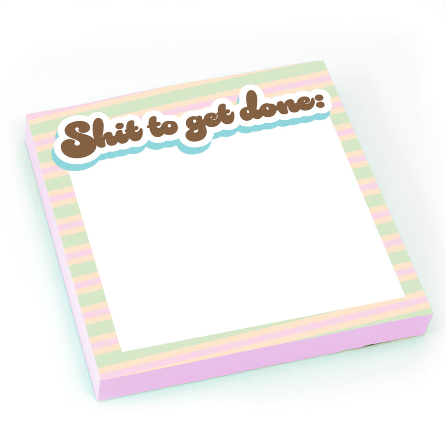 Sticky Note: Salty, Shit to Get Done - Pack of 6