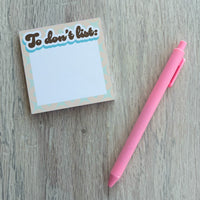 Sticky Note: Salty, To Don't List - Pack of 6