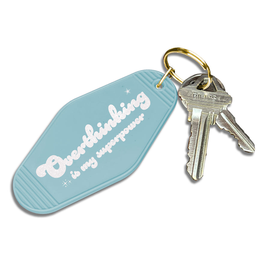 Keychain: Salty, Overthinking is My Superpower - Pack of 6