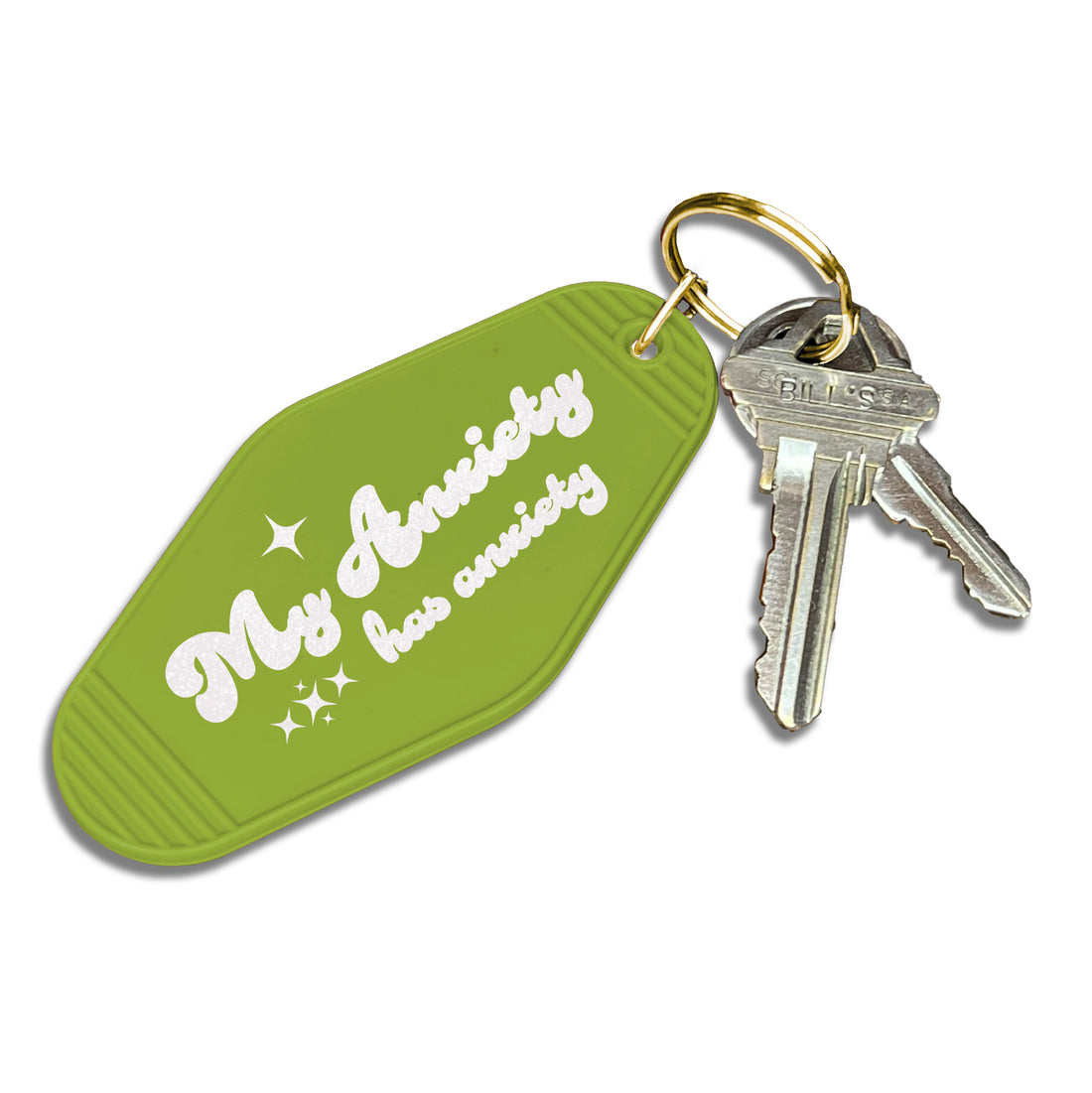 Keychain: Salty, My Anxiety Has Anxiety - Pack of 6