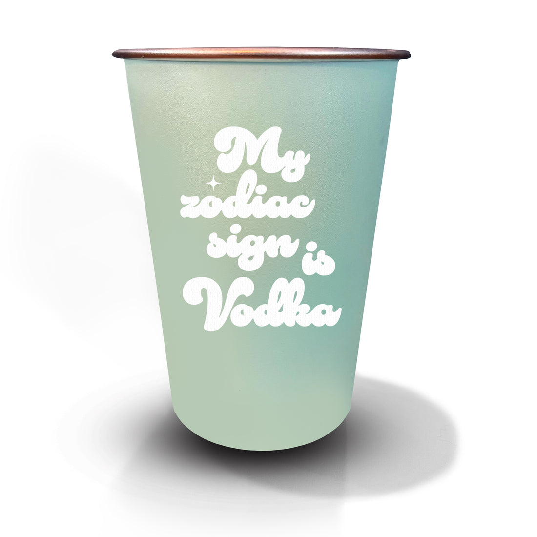 Pint Glass: Salty, My Zodiac Sign is Vodka - Pack of 6