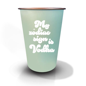 Pint Glass: Salty, My Zodiac Sign is Vodka - Pack of 6
