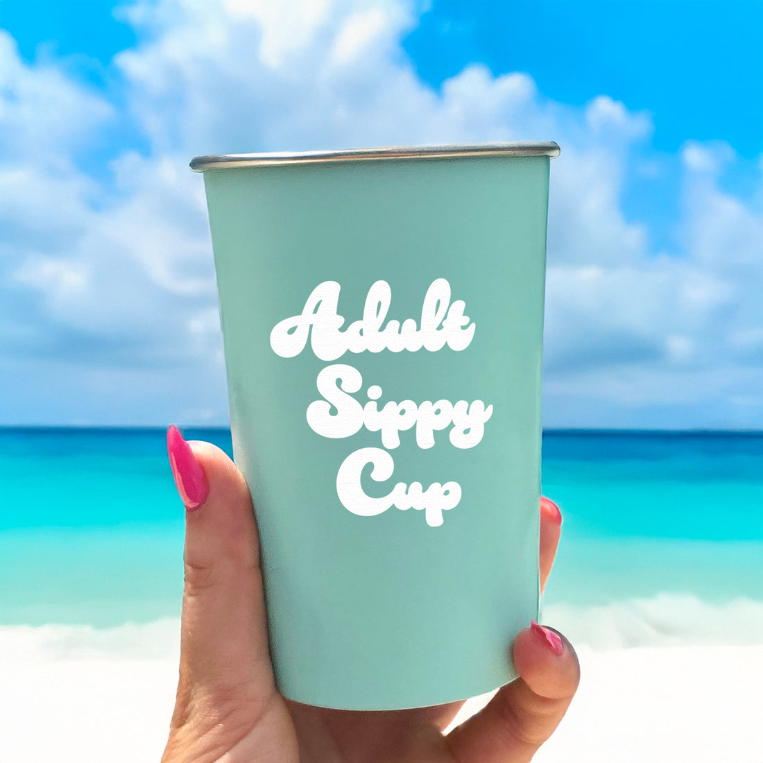 Pint Glass: Salty, Adult Sippy Cup - Pack of 6