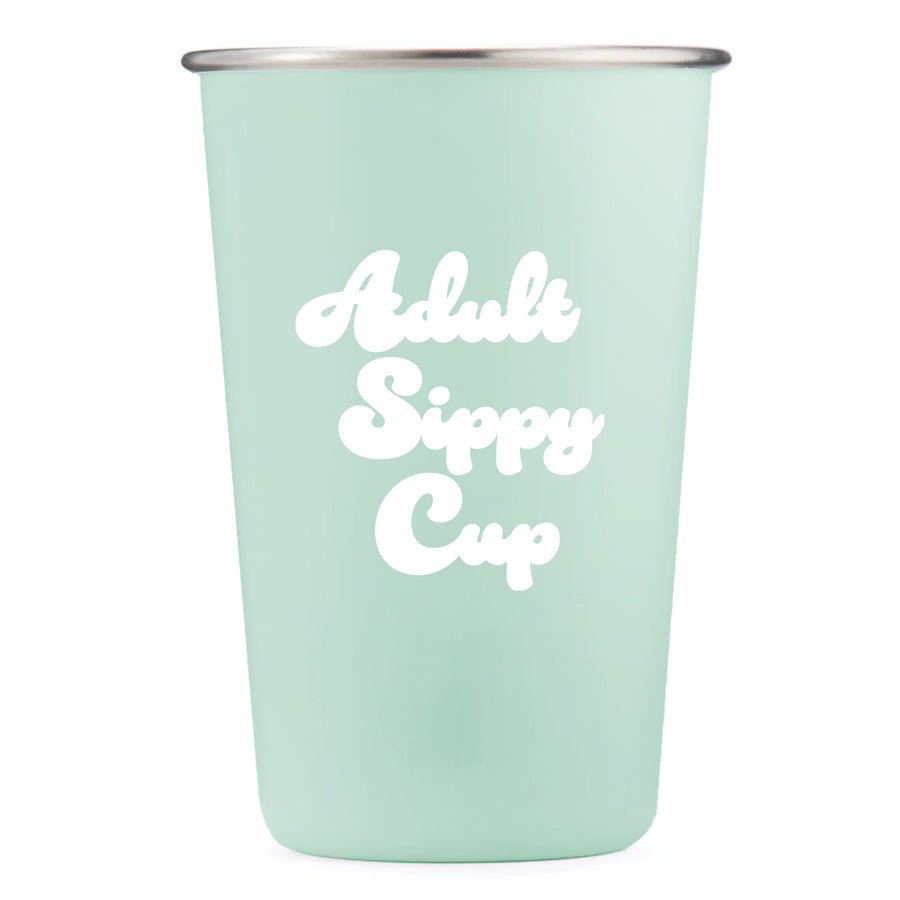 Pint Glass: Salty, Adult Sippy Cup - Pack of 6