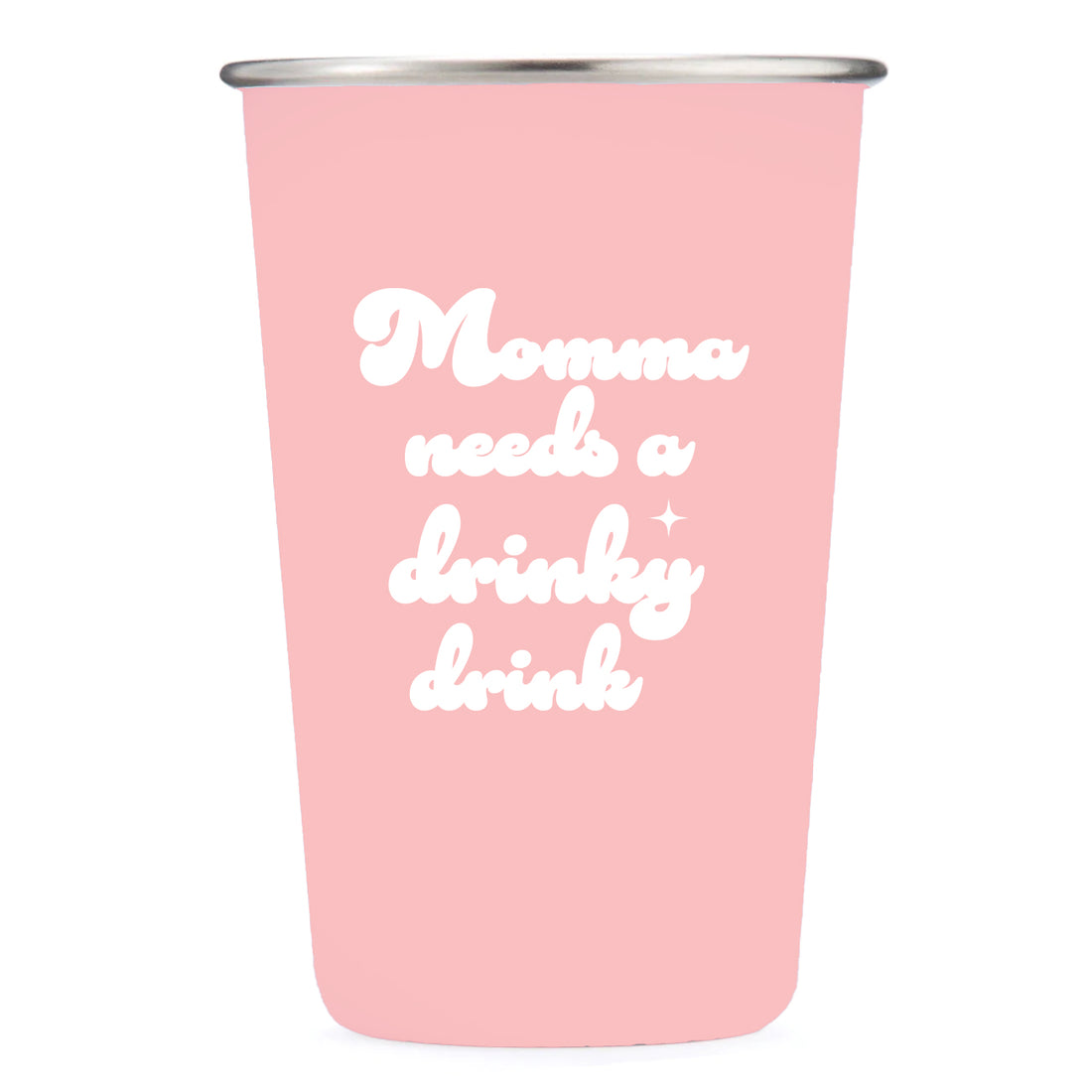 Pint Glass: Salty, Momma Needs a Drinky Drink - Pack of 6